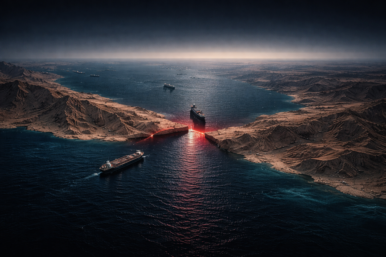 Strait of Hormuz oil disruption in 2026 causing supply shortages and pushing crude oil prices above $100 per barrel.